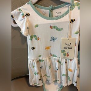 Kyte Baby Eric Carl hungry caterpillar twirl Dress size 2T NWT